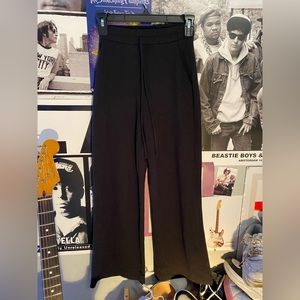 Black lulus pajama pants! Super comfy and can be worn at home or out and about:)